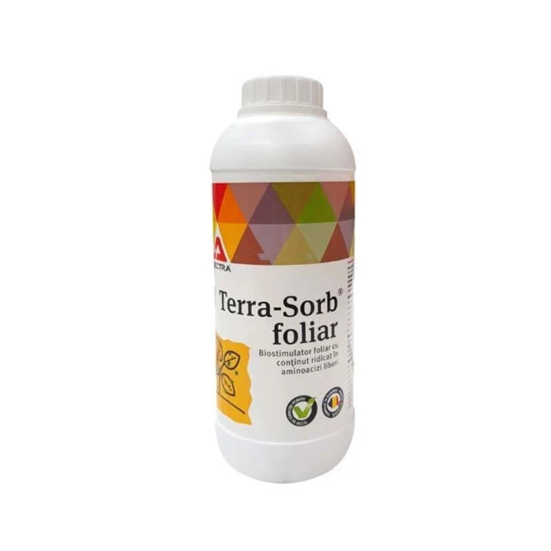 Biostimulator TERRA-SORB Foliar - 1 Litru, Aectra, Aminoacizi, Ecologic