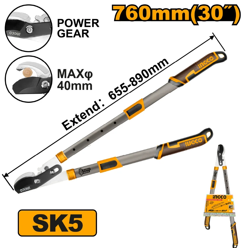 Foarfeca pentru Pomi cu Maner Telescopic 655-890mm