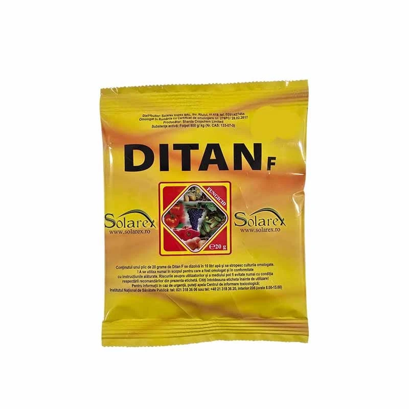Fungicid DITAN F - 20g, Contact, Mana, Putregai, Patarea frunzelor