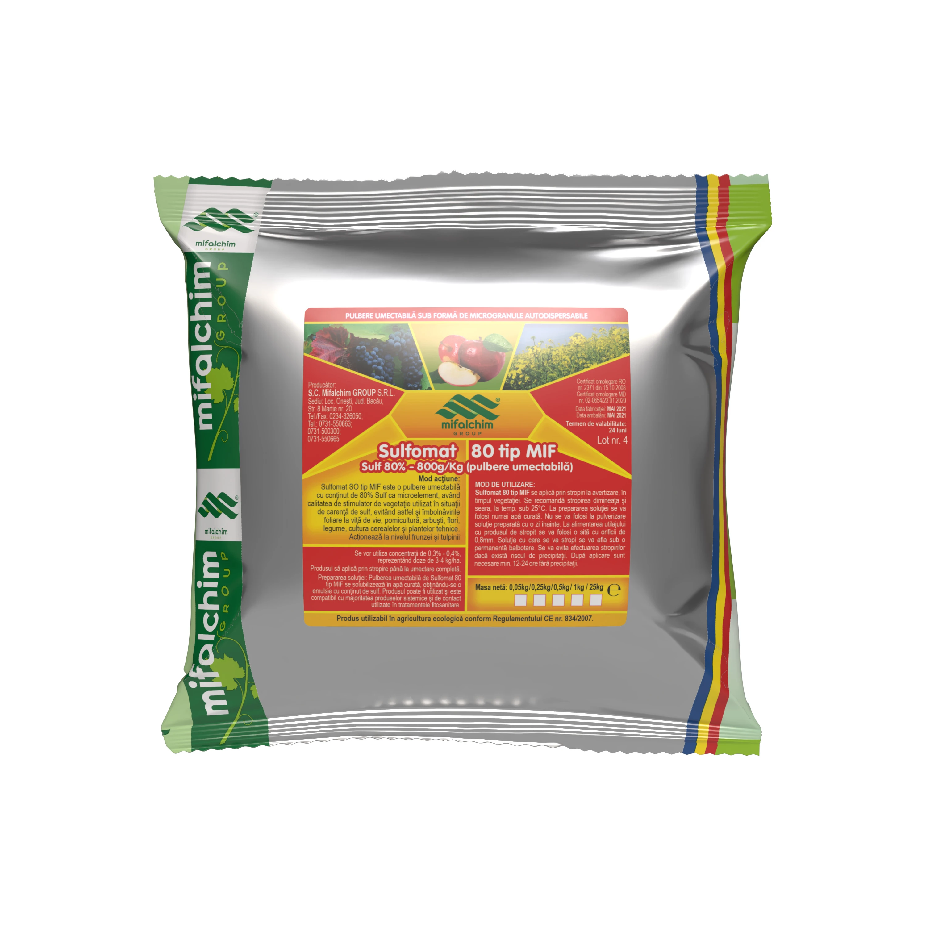 Fungicid SULFOMAT 80 tip MIF, 25 kg