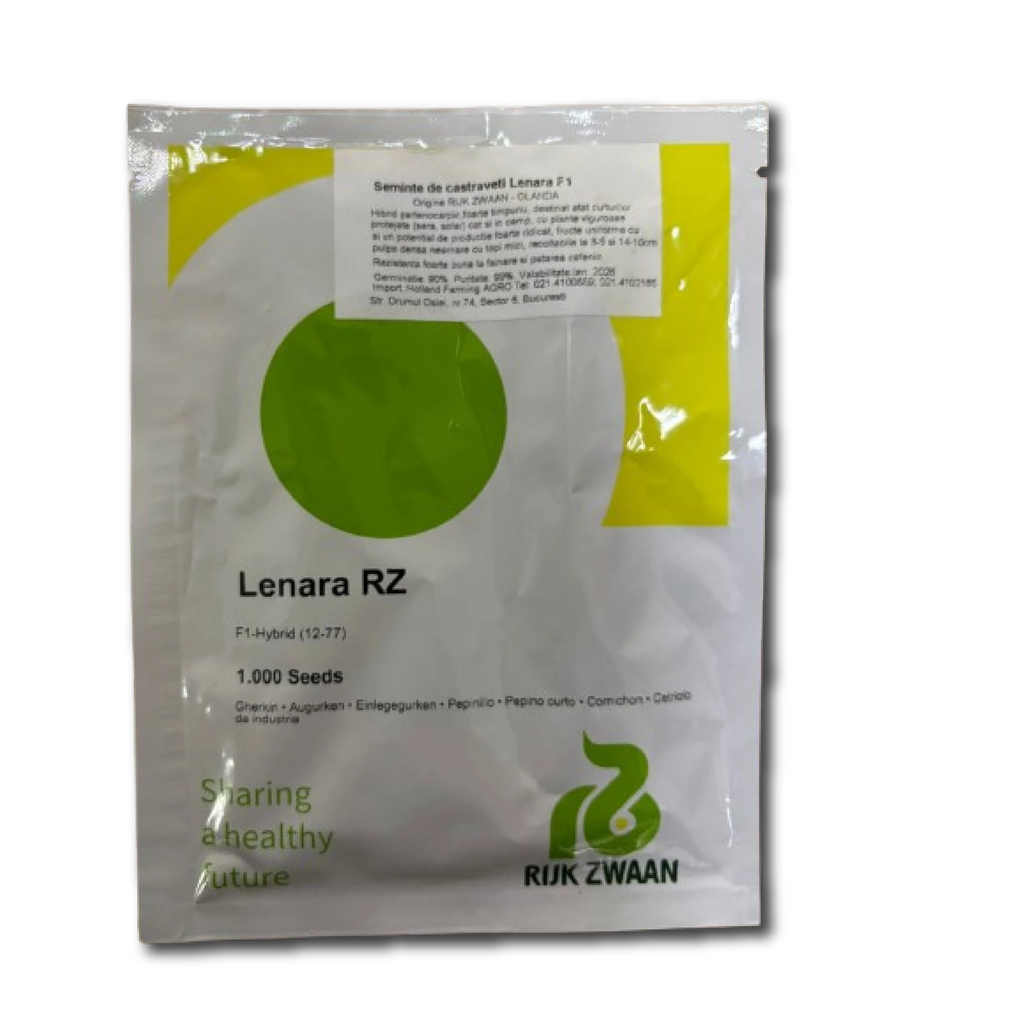 Seminte Castraveti LENARA F1, Rijk Zwan - 1000 seminte