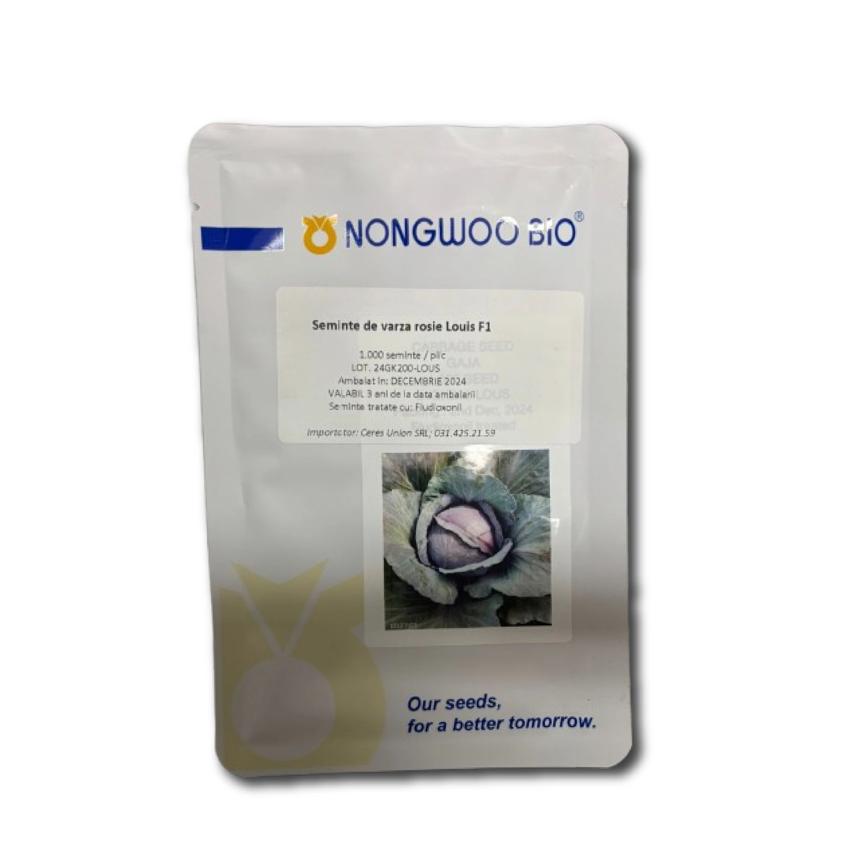 Seminte Varza rosie LOUIS F1 - 1.000 seminte, Nongwoo